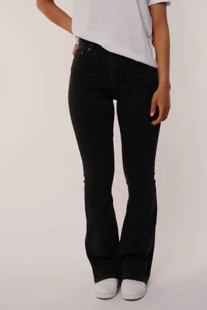 America today High waist flared jeans zwart