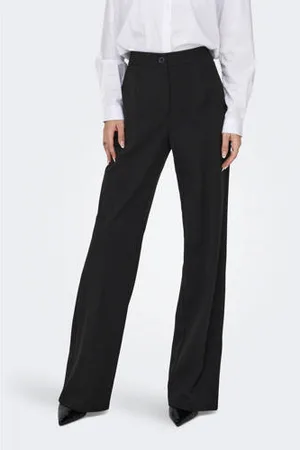 ONLY High waist wide leg pantalon ONLMIA