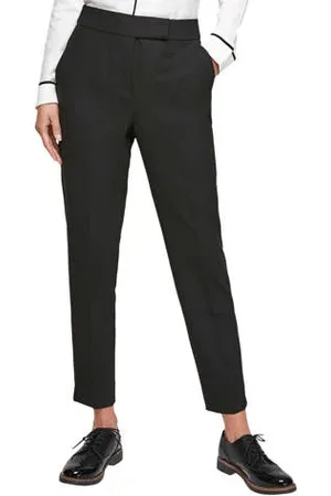 QS by s.Oliver Cropped straight fit pantalon