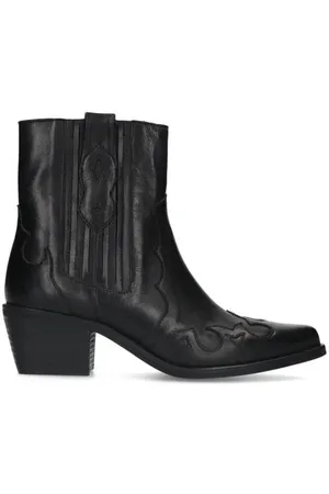 Manfield Leren cowboy laarzen