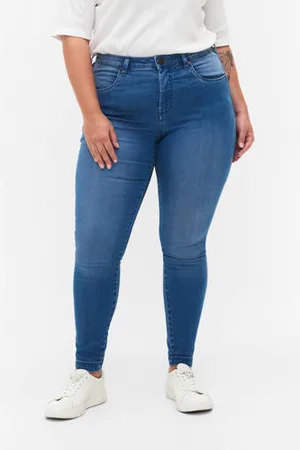Zizzi High waist slim fit jeans AMY