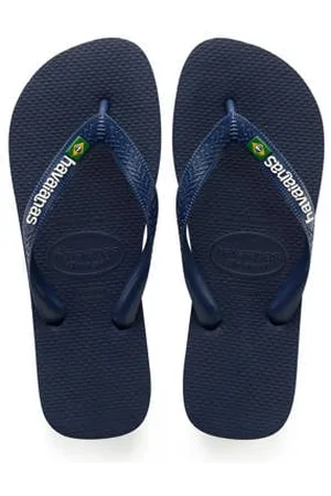 Havaianas Brasil Logo teenslippers donkerblauw