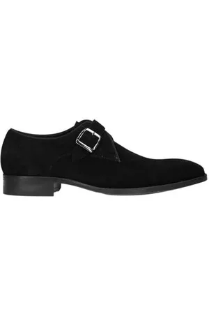 Manfield Suède gespschoenen