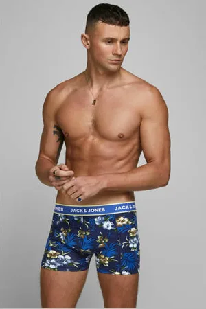 JACK & JONES Boxershort JACFLOWER (set van 3)