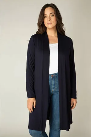 Base Level Fijngebreid vest Ayla Long