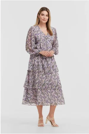 Miljuschka by Wehkamp Midijurk met bloemenprint