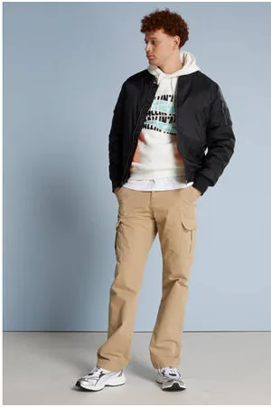 Urban classics Straight fit cargo broek