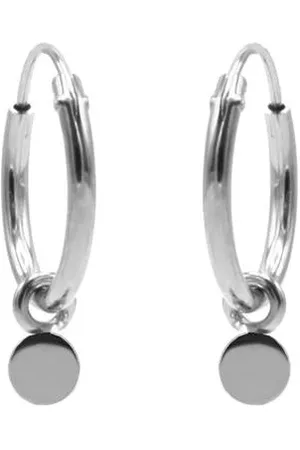 KARMA Jewelry Sterling zilveren oorbellen Tiny Disc