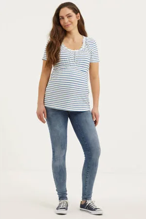 Love2wait Low waist skinny zwangerschapsjeans met katoen