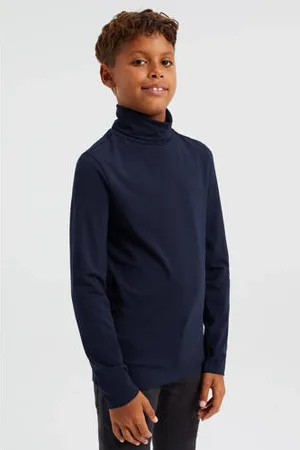WE Fashion Longsleeve donkerblauw