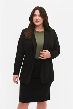 Zizzi Rechtvallende blazer JMADDIE