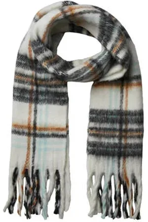 Pieces® Geruite sjaal met franjes PCJULISA