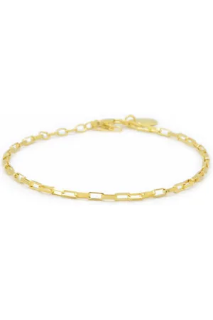 KARMA Jewelry Gold plated armband Solid Square