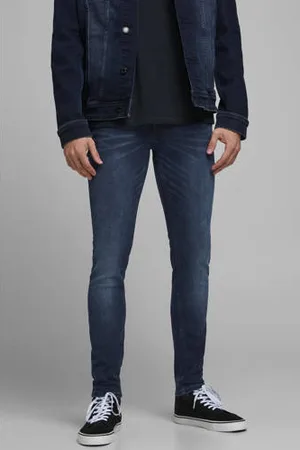 JACK & JONES JEANS INTELLIGENCE skinny jeans JJILIAM JJORIGINAL blue denim