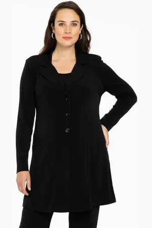 Yoek Blazer van travelstof DOLCE