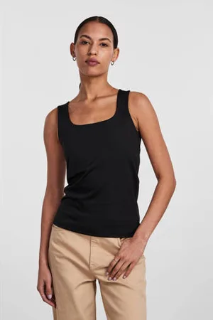 Pieces® Singlet PCNEJA zwart