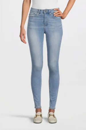 VERO MODA High waist skinny jeans VMSOPHIA light blue denim