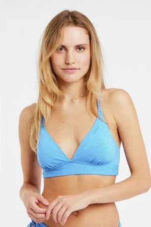 Protest Voorgevormde triangel bikinitop MIXSUPERBIRD blauw