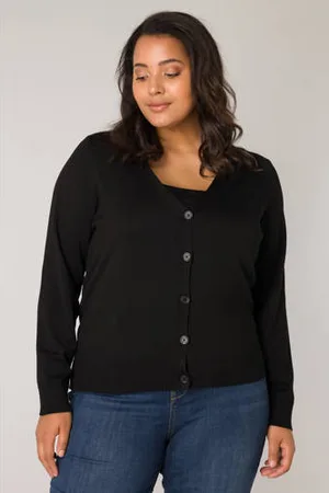 Base Level Fijngebreid vest Yvonne