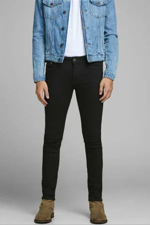 JACK & JONES JEANS INTELLIGENCE skinny jeans JJILIAM JJORIGINAL black denim