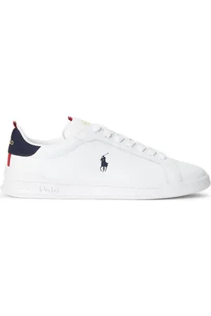 Ralph Lauren Heritage Court leren sneakers