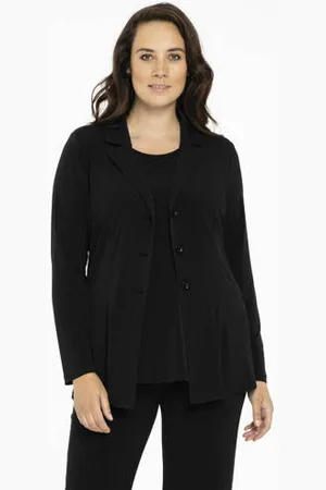 Yoek Travelstof blazer