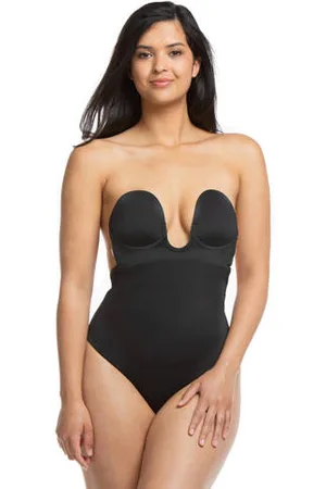 MAGIC Bodyfashion Strapless medium corrigerende stringbody Luve Body met lage rug
