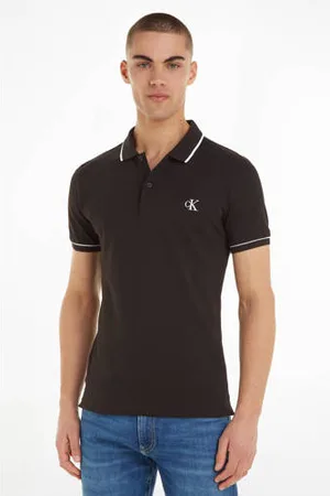 Calvin Klein Slim fit polo TIPPING