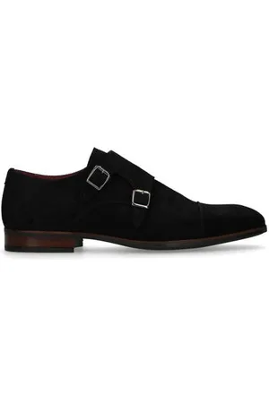 Manfield Suède gespschoenen