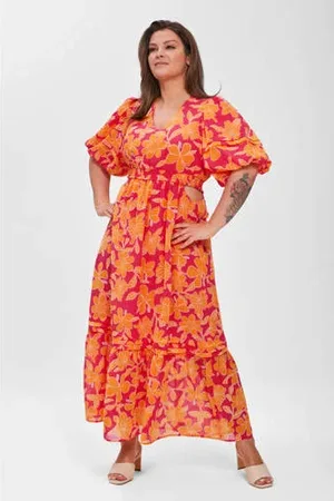 Miljuschka by Wehkamp Cut out maxi jurk