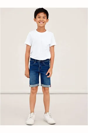 NAME IT KIDS slim fit denim short NKMSILAS