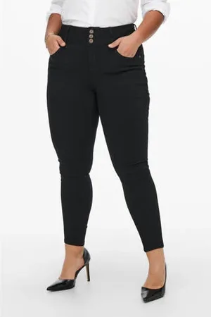 ONLY Cropped high waist skinny jeans CARANNA