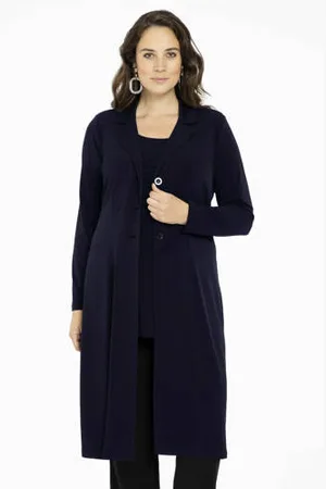 Yoek Blazer van travelstof DOLCE