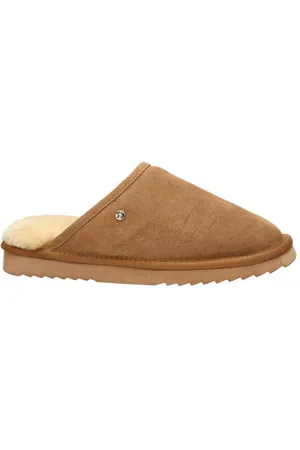 Warmbat Australia Gevoerde suède pantoffels