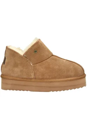 Warmbat Australia Willow Plateau suède pantoffels