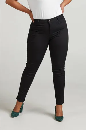 Zizzi High waist extra slim fit jeans Nille