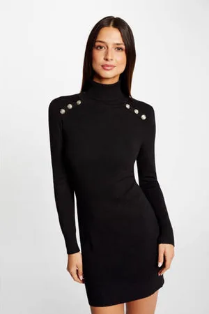 Morgan Gebreide bodycon jurk