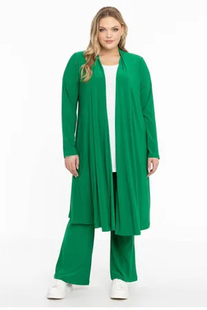 Yoek Bootcut broek van travelstof DOLCE