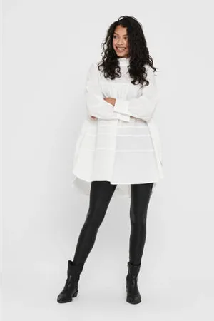 JDY Imitatieleren legging STINE