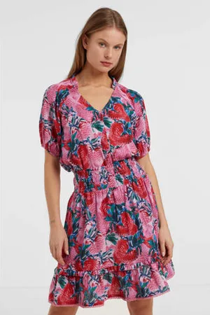 Miljuschka by Wehkamp Midi rok met aardbeienprint