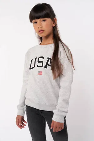 America today Sweater Soel met tekst