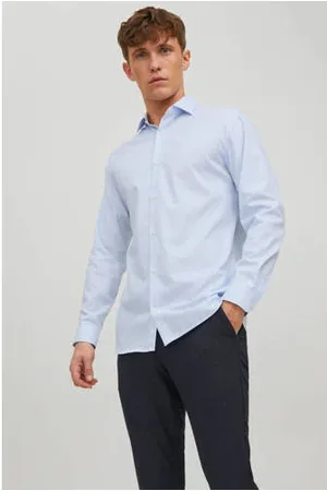 JACK & JONES ESSENTIALS slim fit overhemd JPRBLAPARKER