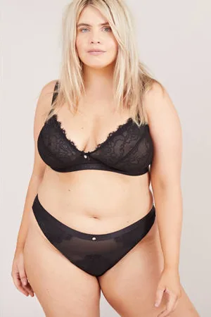 Oola Lingerie Slip Lace & Logo