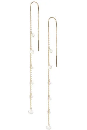 Abrazi Gold plated oorbellen Herkimer