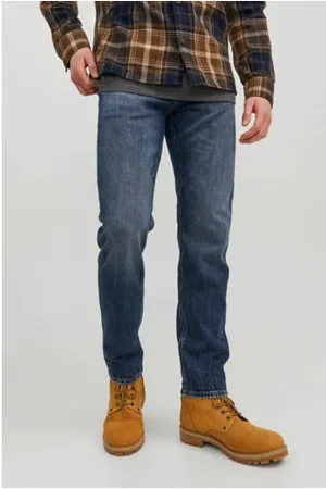 JACK & JONES JEANS INTELLIGENCE tapered fit jeans JJIMIKE JJORIGINAL SBD 551