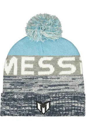 Vingino X Messi muts met pompon meerkleurig
