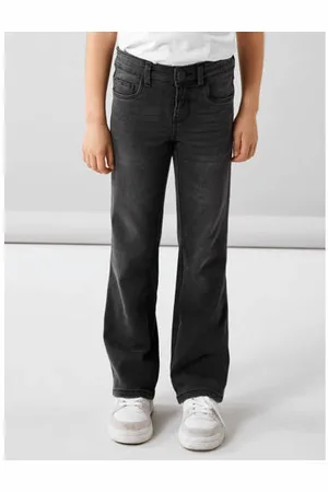 NAME IT KIDS bootcut fit jeans NKFPOLLY black denim