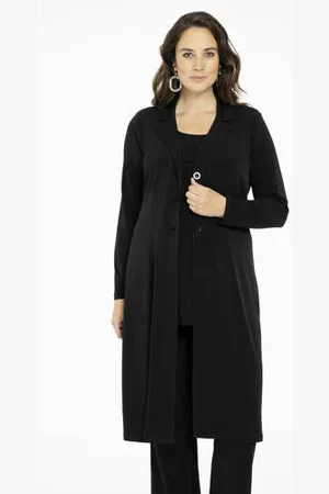 Yoek Blazer van travelstof DOLCE