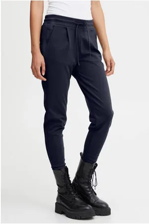 Ichi Slim fit pantalon KATE