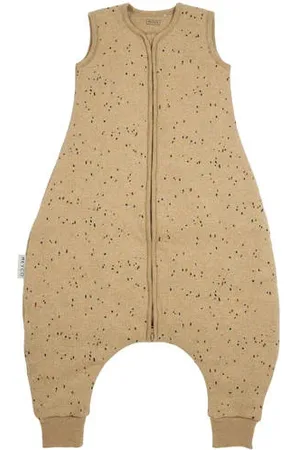 Meyco Baby winter slaapoverall jumper Rib Mini Spot toffee melange
